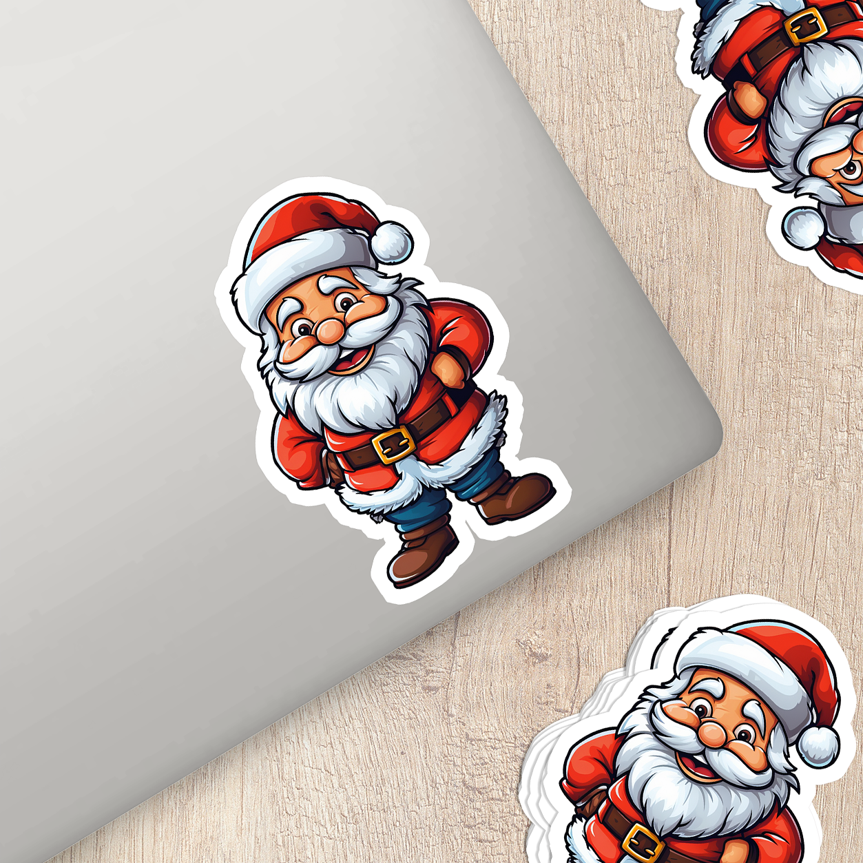 Santa Claus Vinyl Sticker - Bring the Magic of Christmas Anywhere