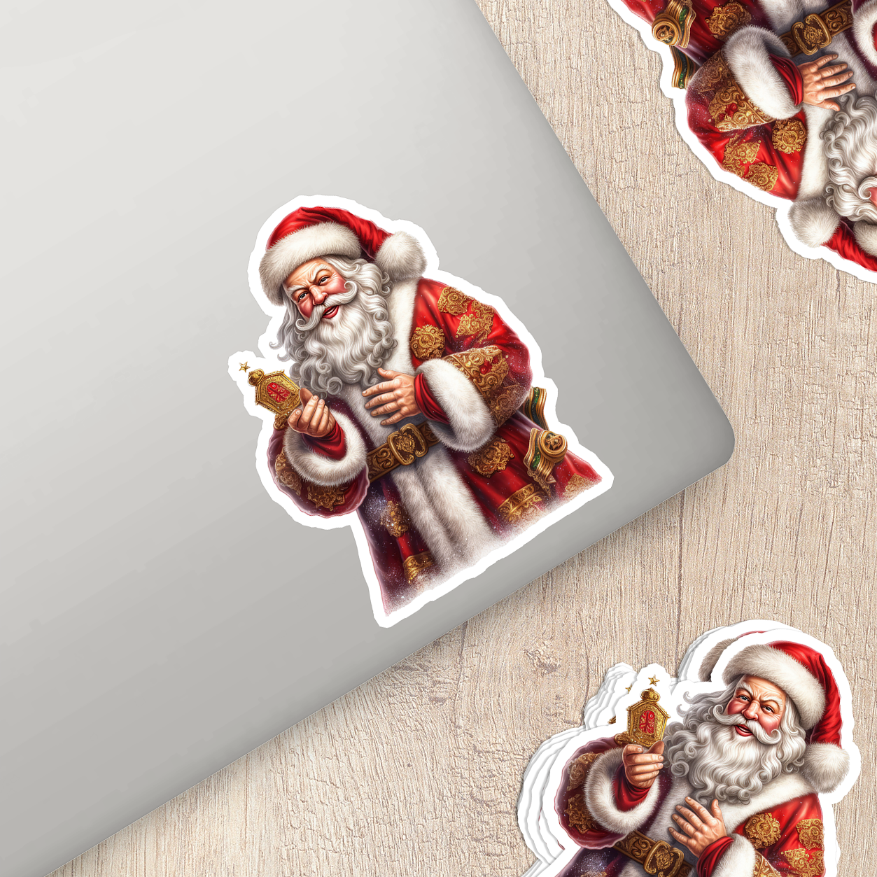 Santa Claus Vinyl Sticker - Bring the Magic of Christmas Anywhere