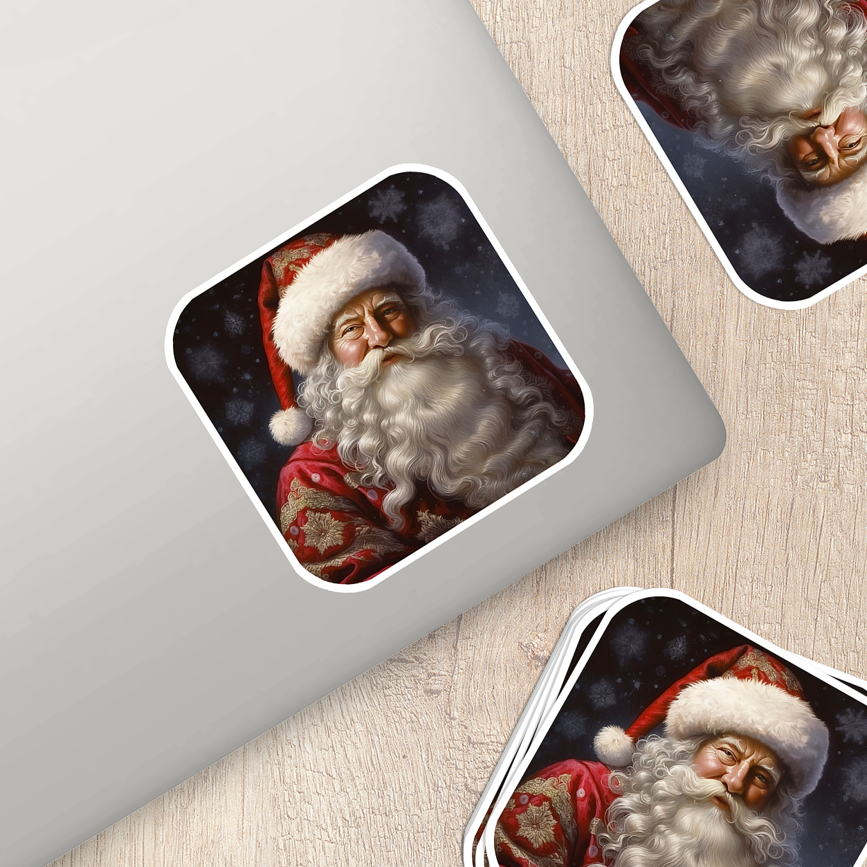 Santa Claus Vinyl Sticker - Bring the Magic of Christmas Anywhere