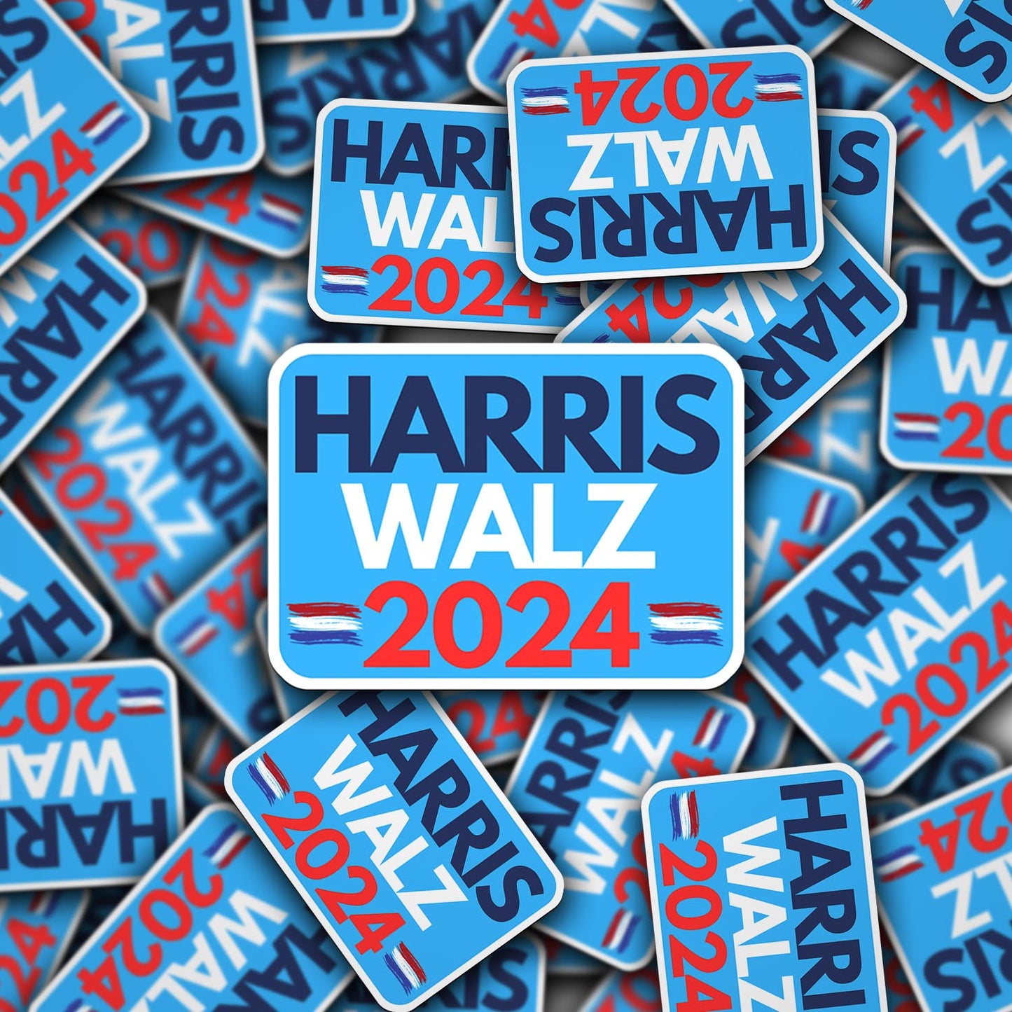 Harris Walz 2024 Vinyl Sticker - Durable and Weatherproof