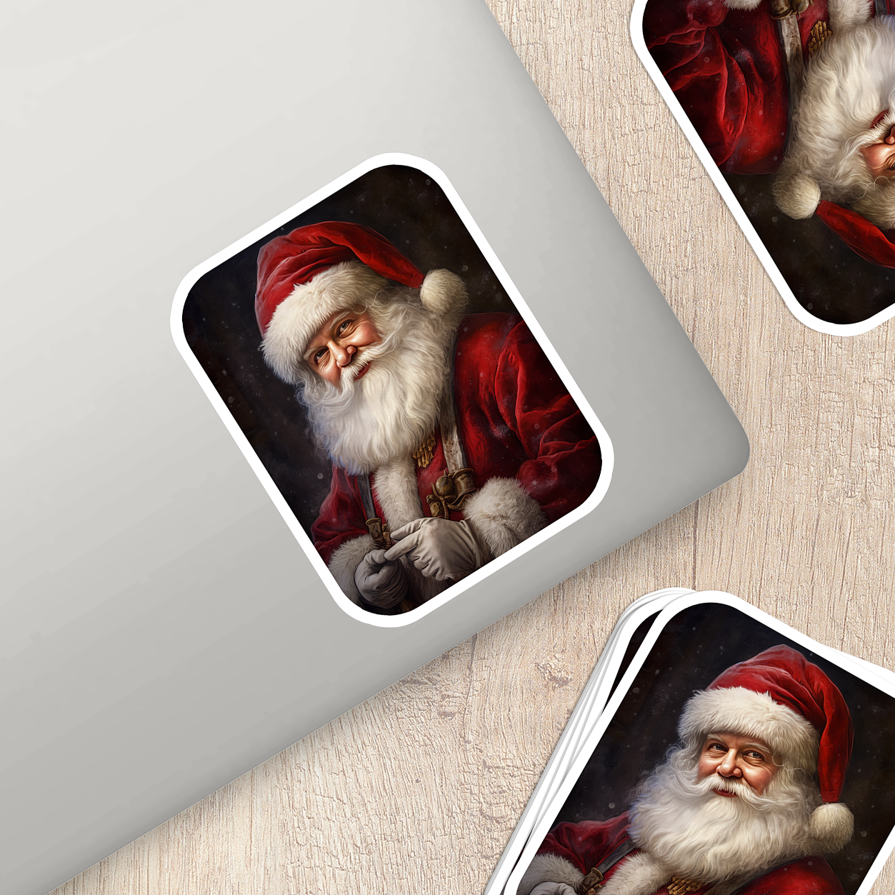 Santa Claus Vinyl Sticker - Bring the Magic of Christmas Anywhere