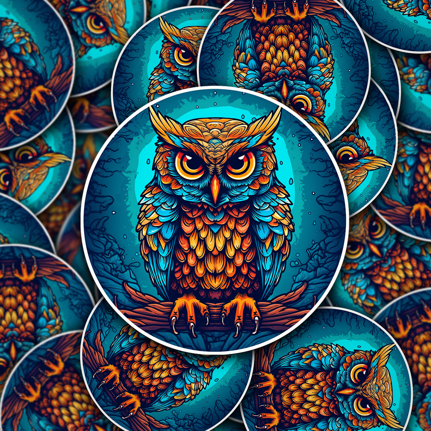 Owl Magic Sticker - Whimsical and Enchanting Decal