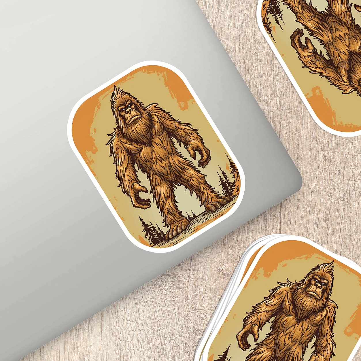 Bigfoot Vinyl Sticker - Embrace the Mystery of the Forest Legend