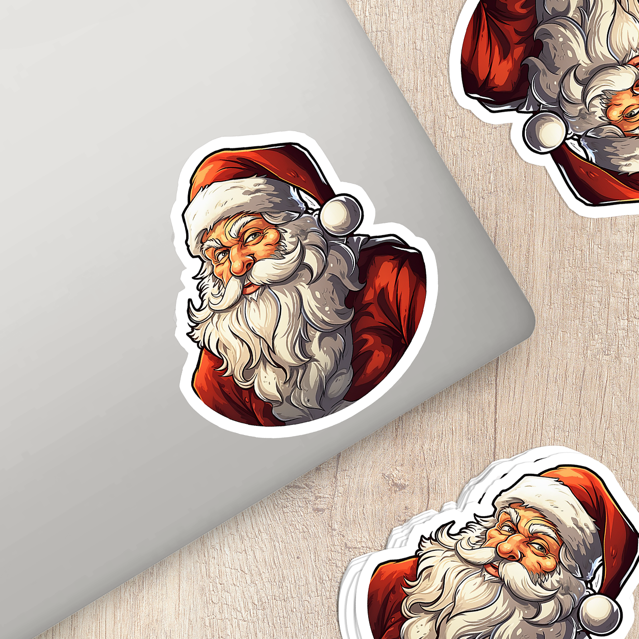 Santa Claus Vinyl Sticker - Bring the Magic of Christmas Anywhere