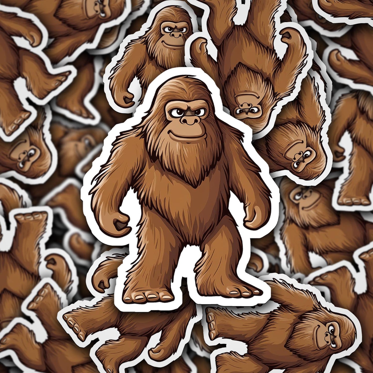 Adorable Bigfoot Vinyl Sticker - Add a Touch of Cryptid Charm!