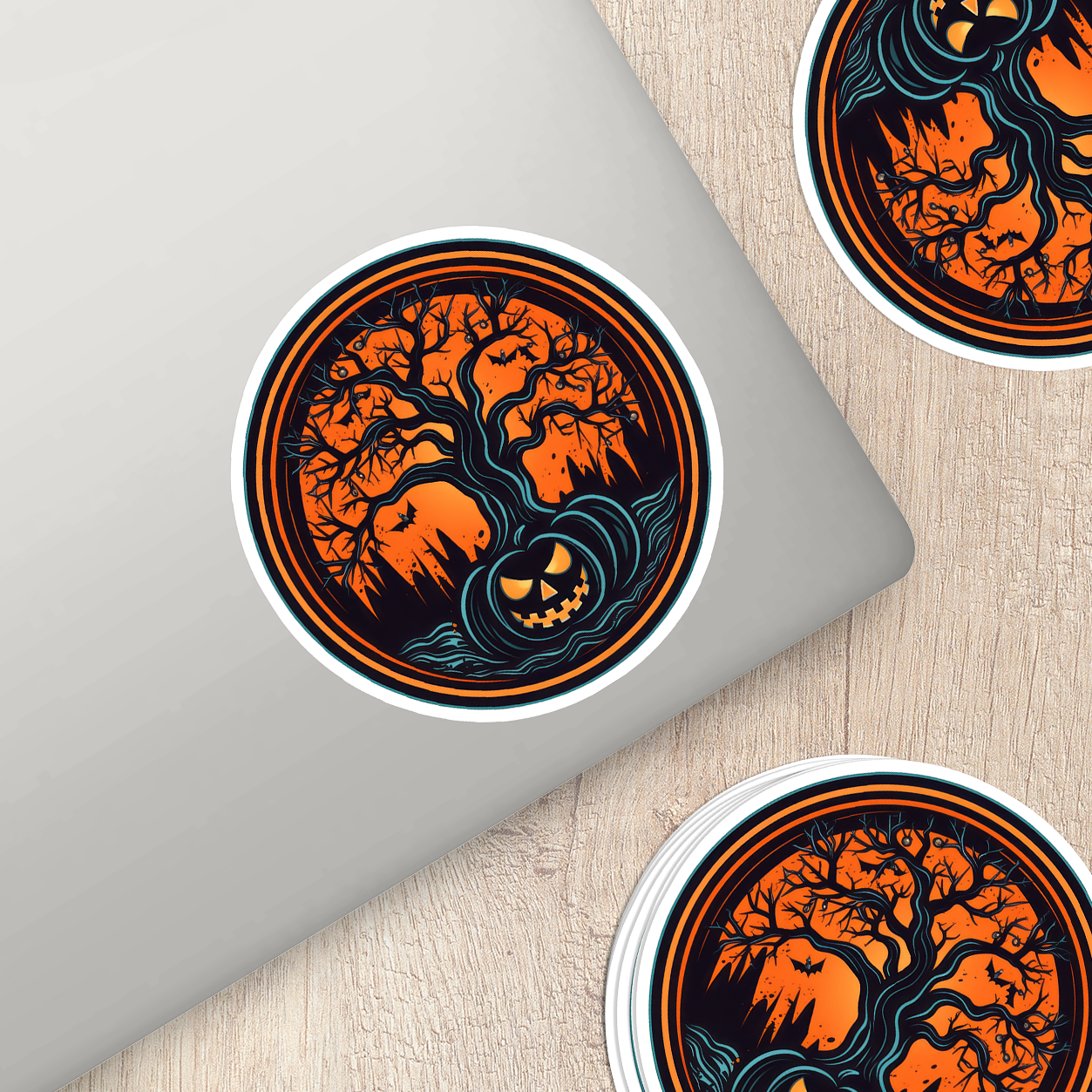 Halloween Vinyl Sticker - Embrace the Spooky Season in Style