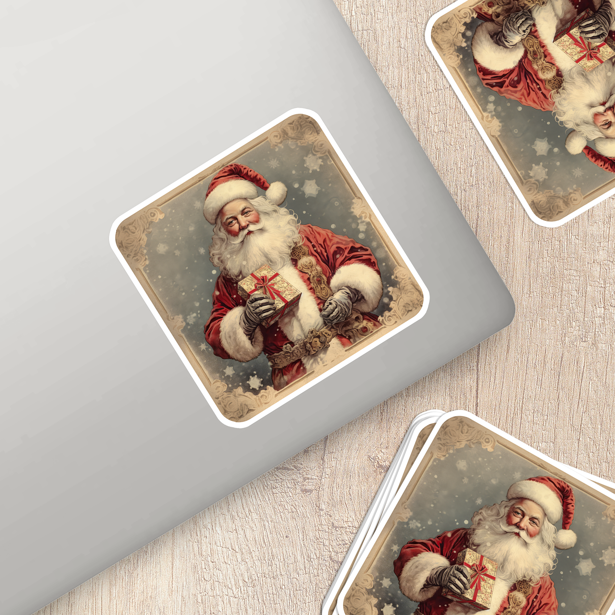 Santa Claus Vinyl Sticker - Bring the Magic of Christmas Anywhere