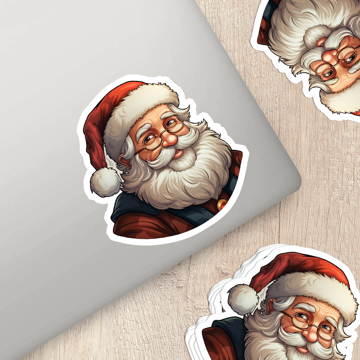 Santa Claus Vinyl Sticker - Bring the Magic of Christmas Anywhere