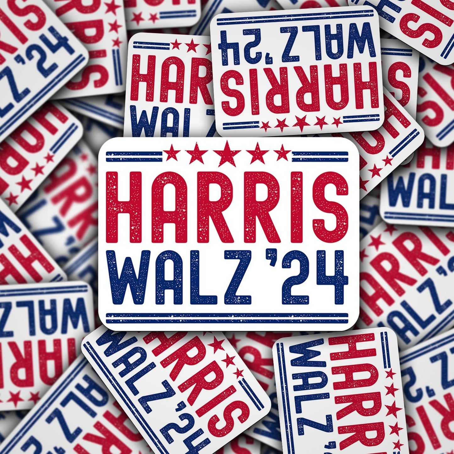 Harris Walz 2024 Vinyl Sticker - Durable and Weatherproof