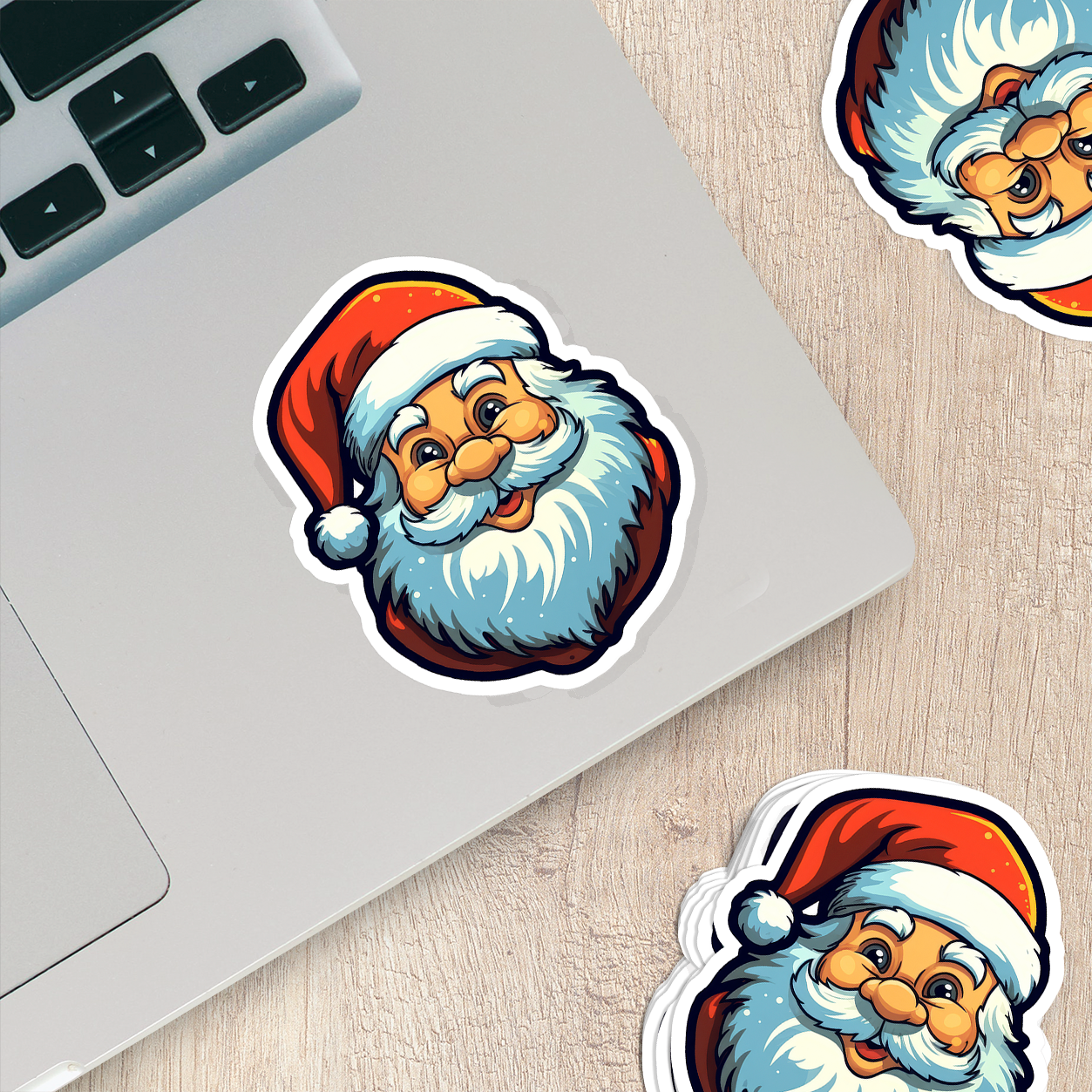 Santa Claus Vinyl Sticker - Bring the Magic of Christmas Anywhere