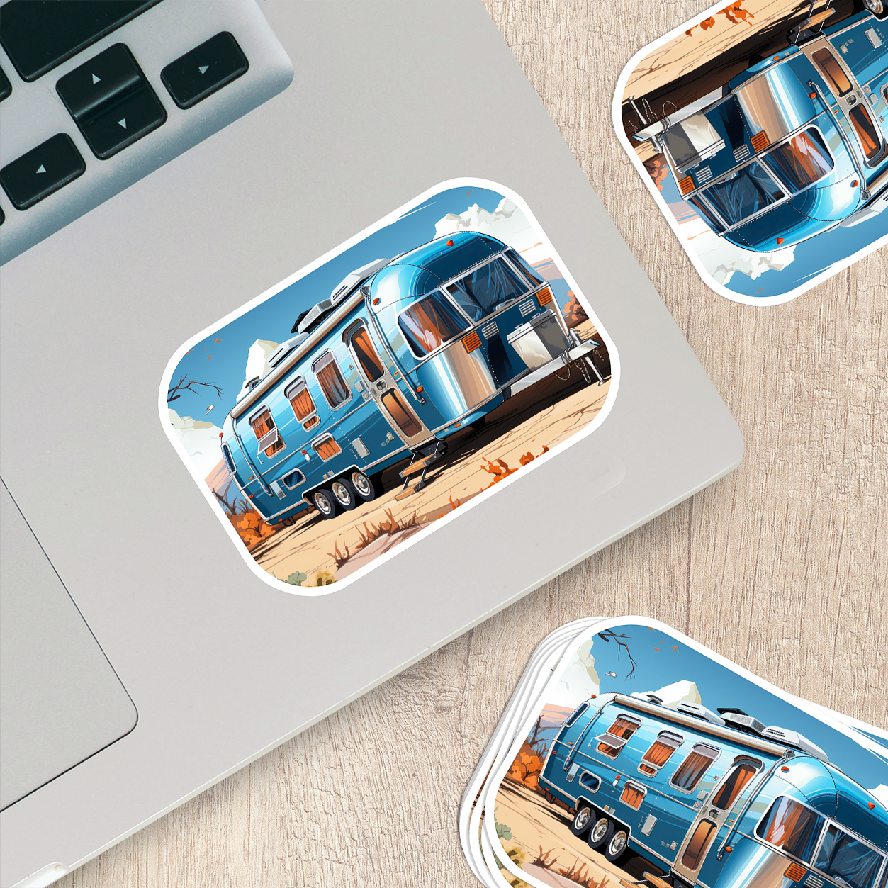 Airstream Trailer Vinyl Sticker - Wanderlust on Wheels