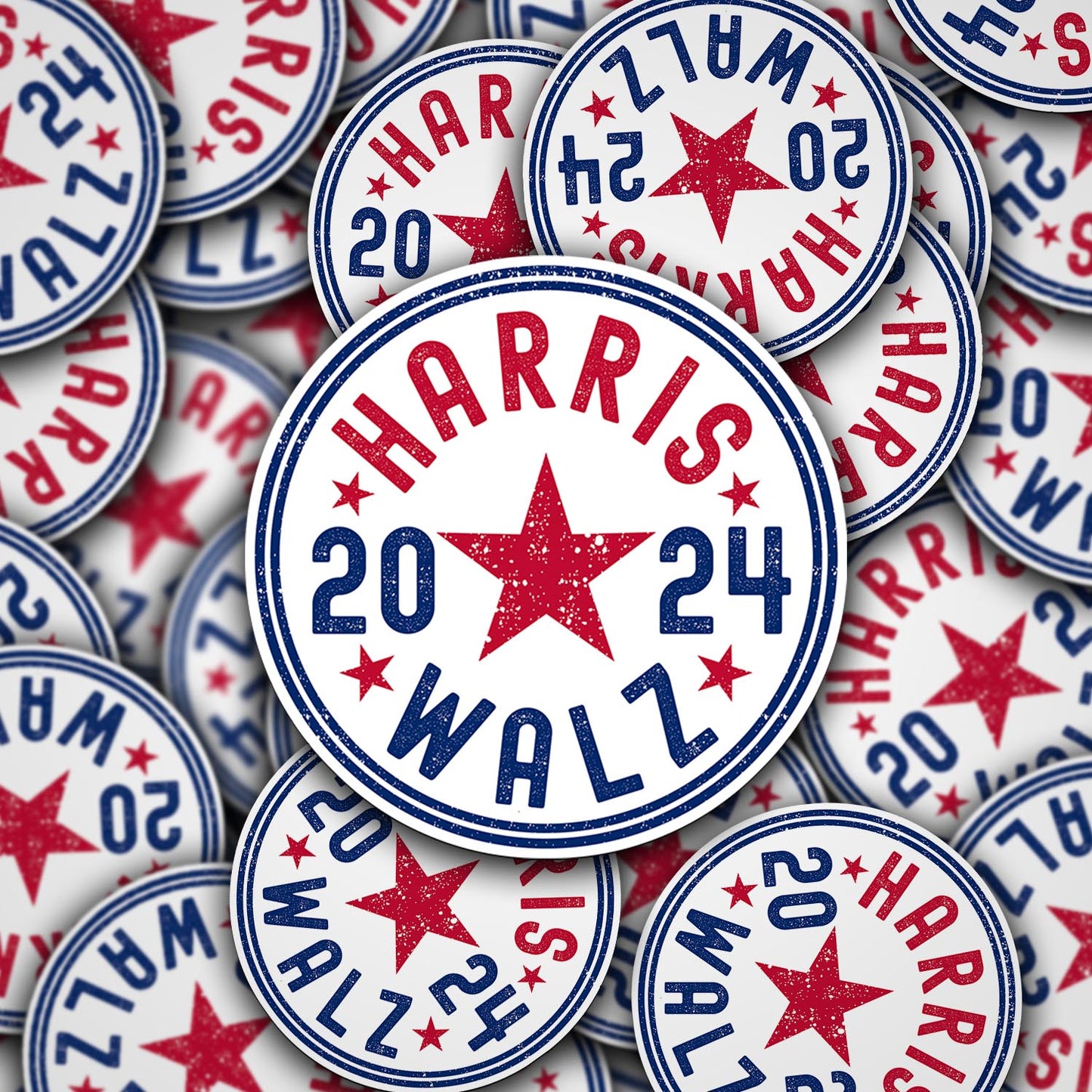 Harris Walz 2024 Vinyl Sticker - Durable and Weatherproof