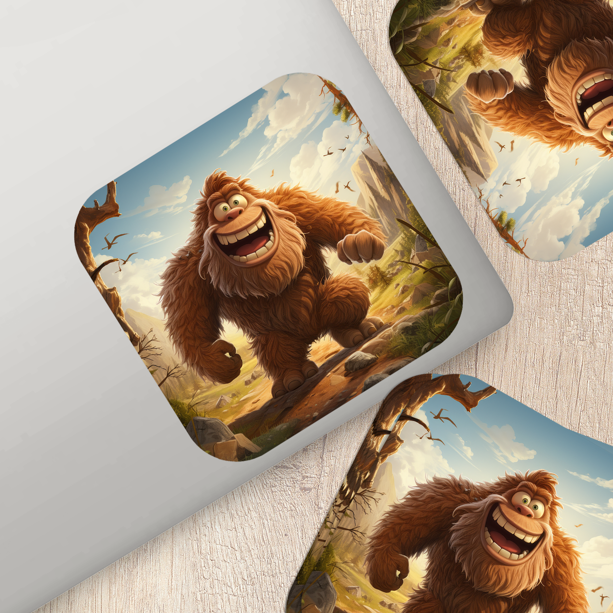 Adorable Bigfoot Vinyl Sticker - Add a Touch of Cryptid Charm!