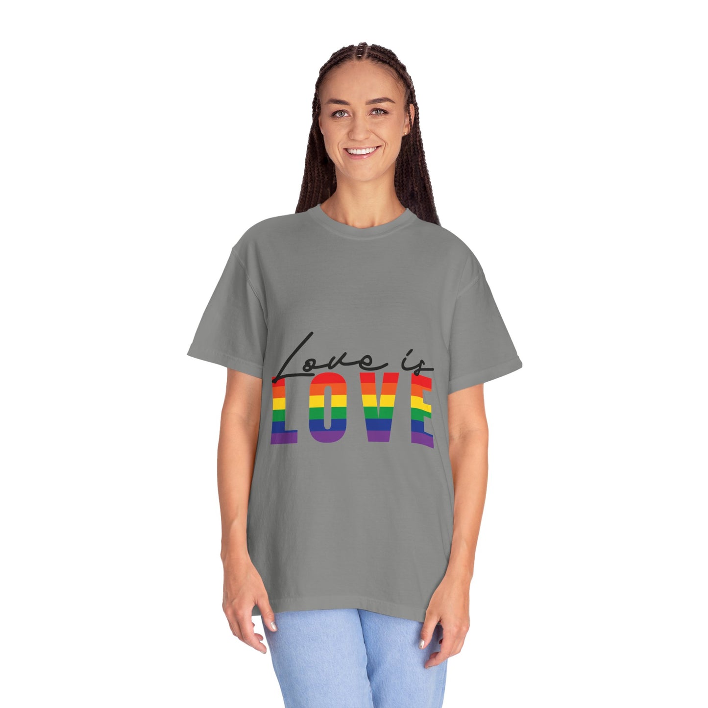 Love is Love, Unisex Garment-Dyed T-shirt