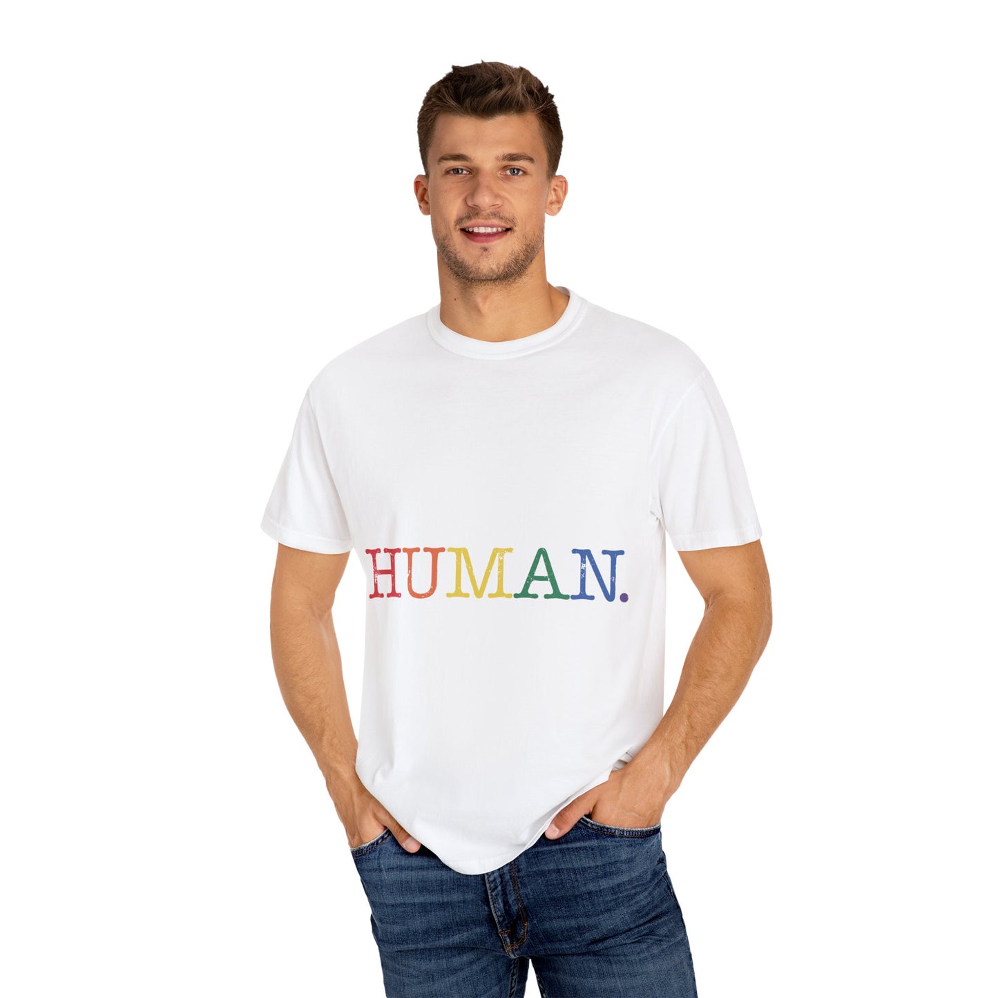 Human Unisex Garment-Dyed T-shirt