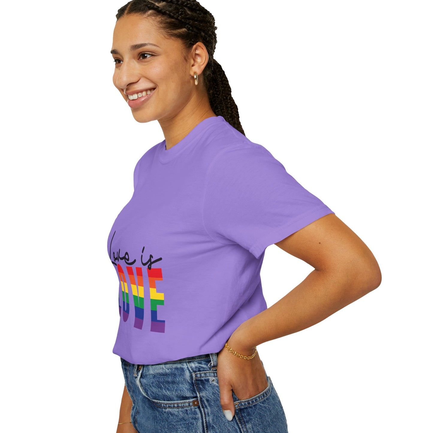 Love is Love, Unisex Garment-Dyed T-shirt