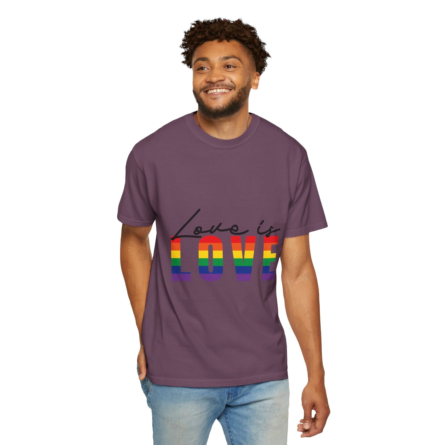 Love is Love, Unisex Garment-Dyed T-shirt