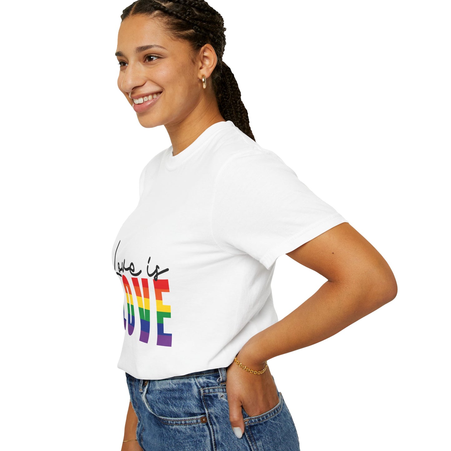 Love is Love, Unisex Garment-Dyed T-shirt