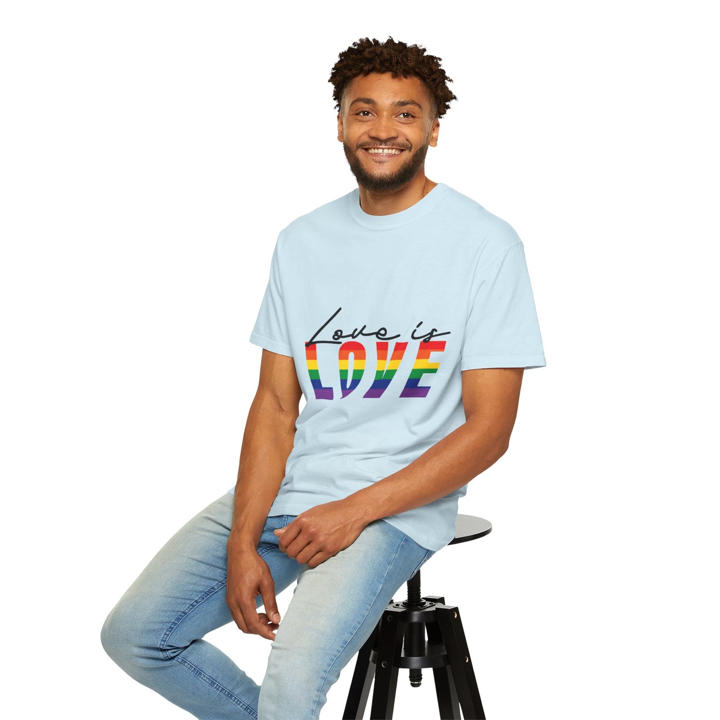 Love is Love, Unisex Garment-Dyed T-shirt