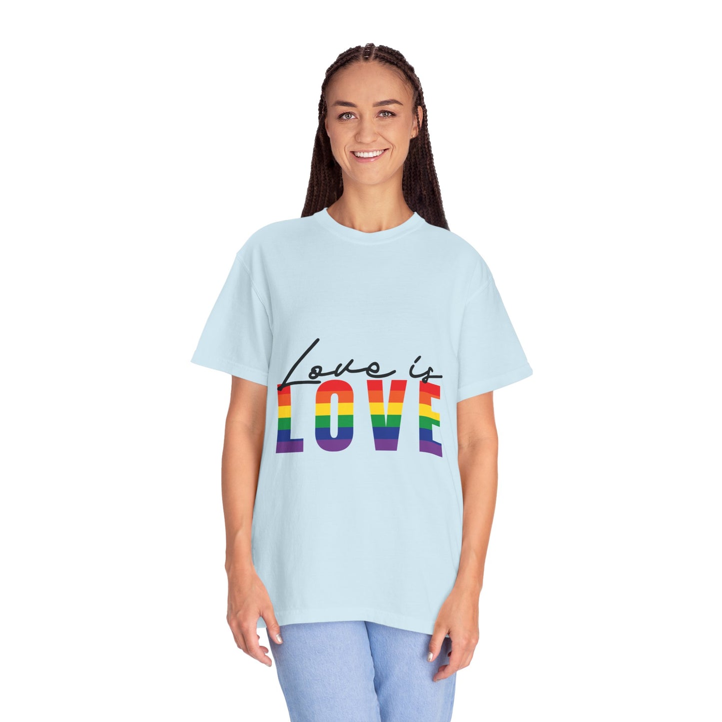 Love is Love, Unisex Garment-Dyed T-shirt