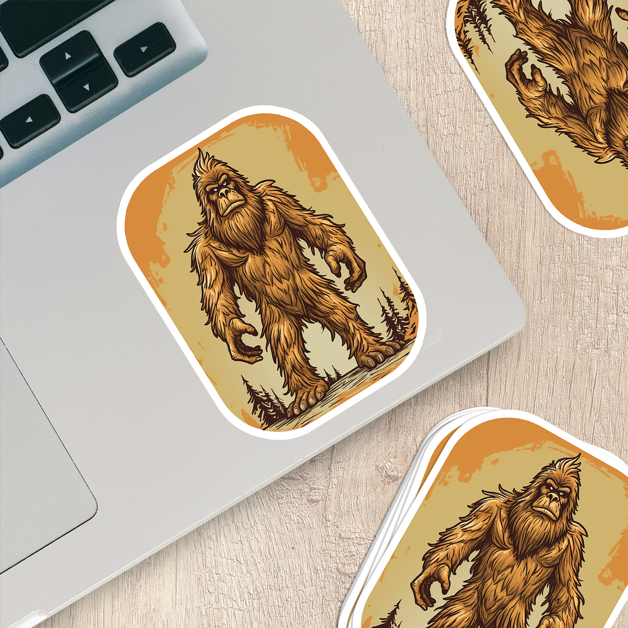 Bigfoot Vinyl Sticker - Embrace the Mystery of the Forest Legend