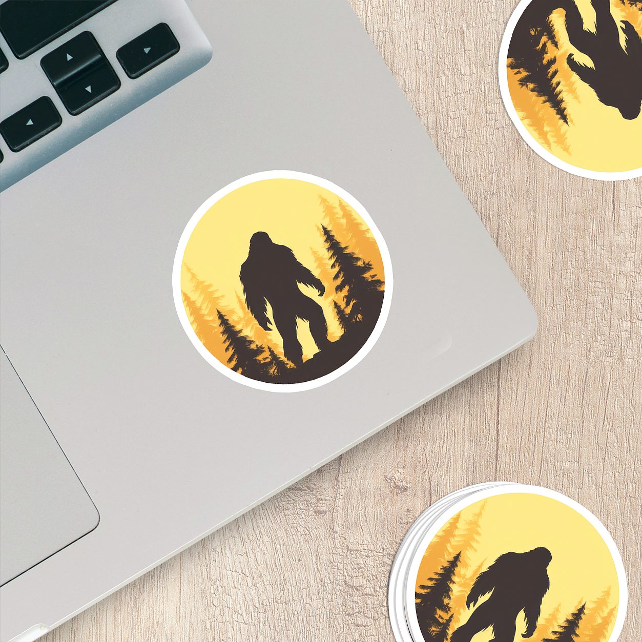 Bigfoot Vinyl Sticker - Embrace the Mystery of the Forest Legend