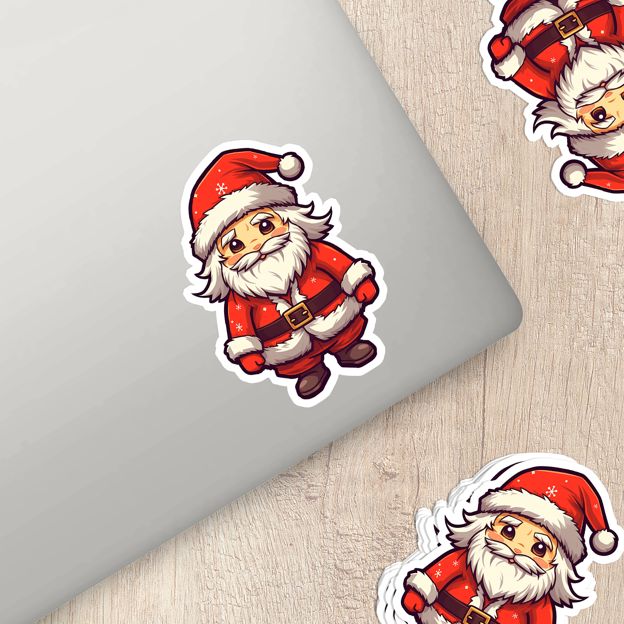 Santa Claus Vinyl Sticker - Bring the Magic of Christmas Anywhere