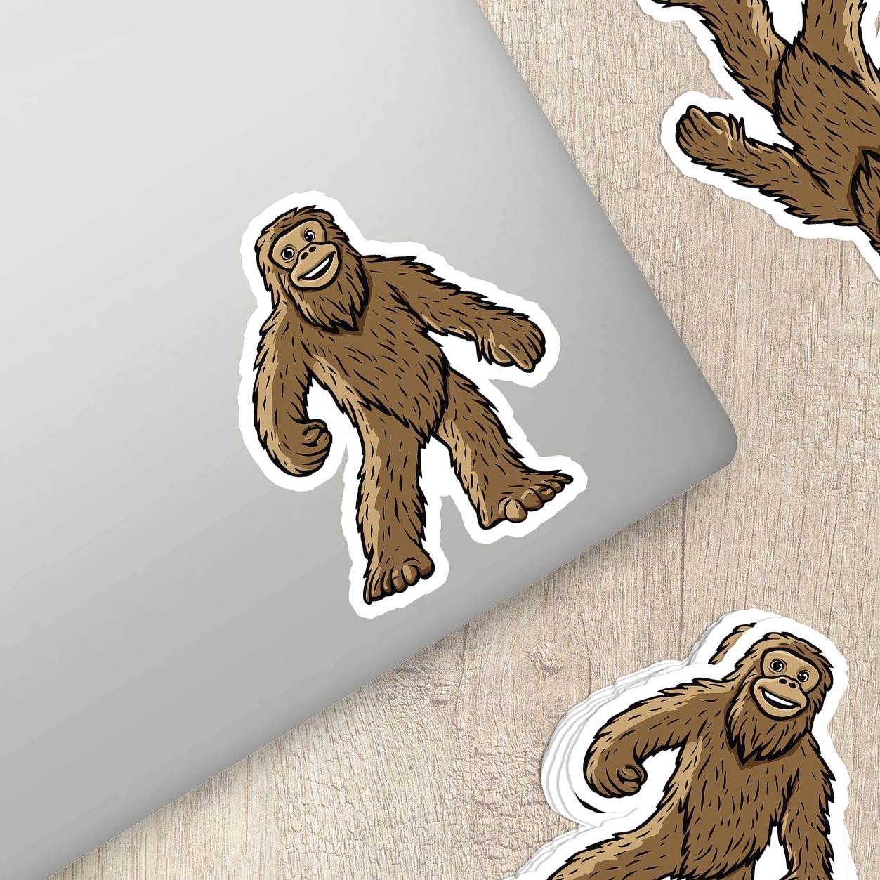 Adorable Bigfoot Vinyl Sticker - Add a Touch of Cryptid Charm!