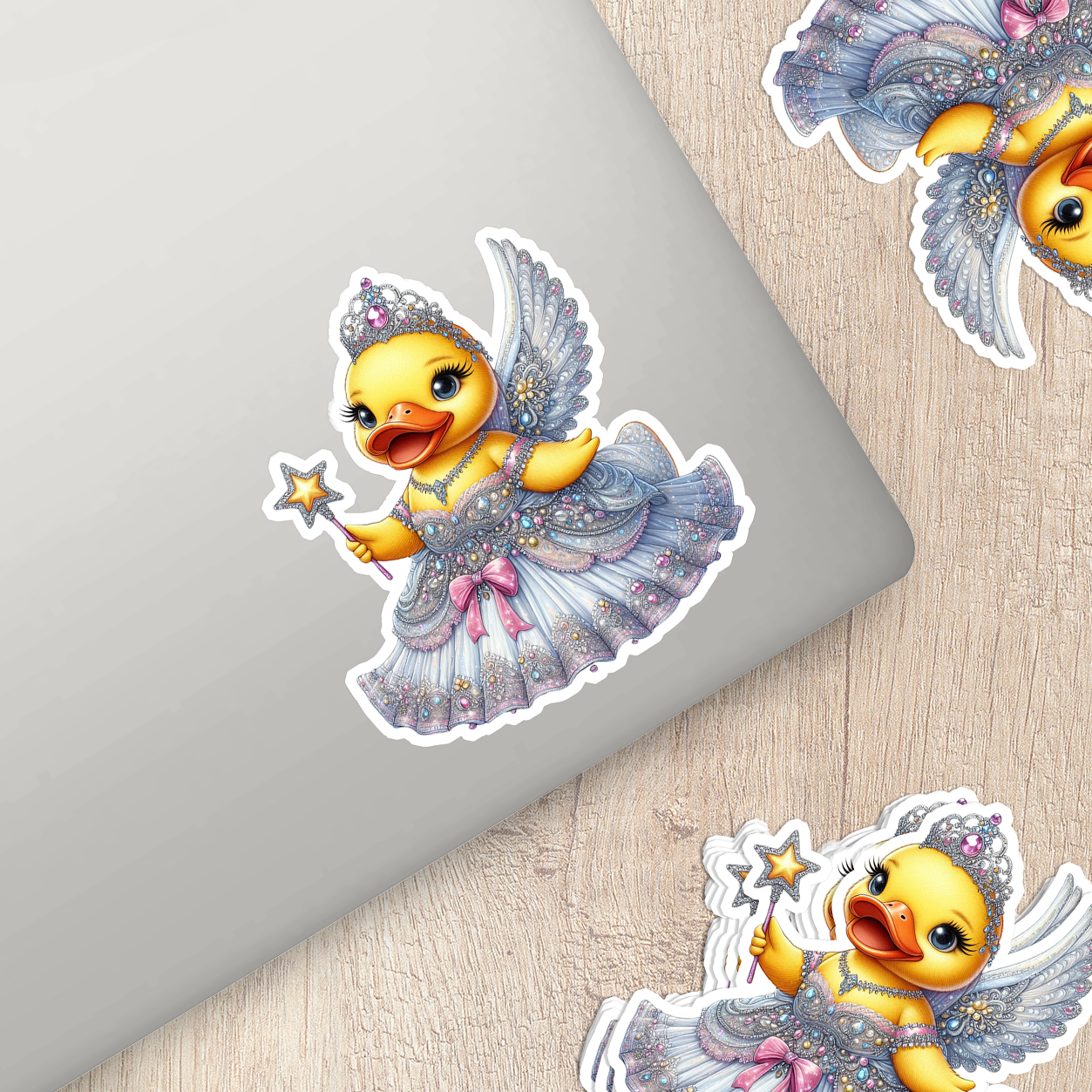 Princess Rubber Duck Vinyl Sticker