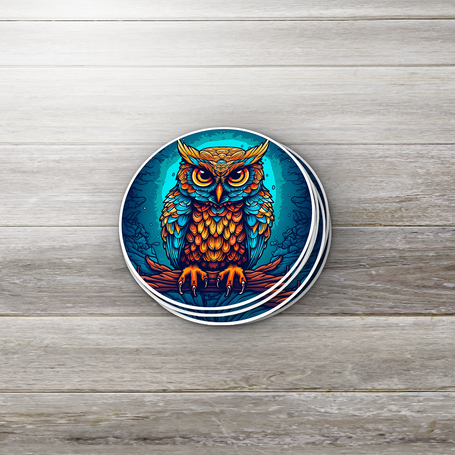 Owl Magic Sticker - Whimsical and Enchanting Decal