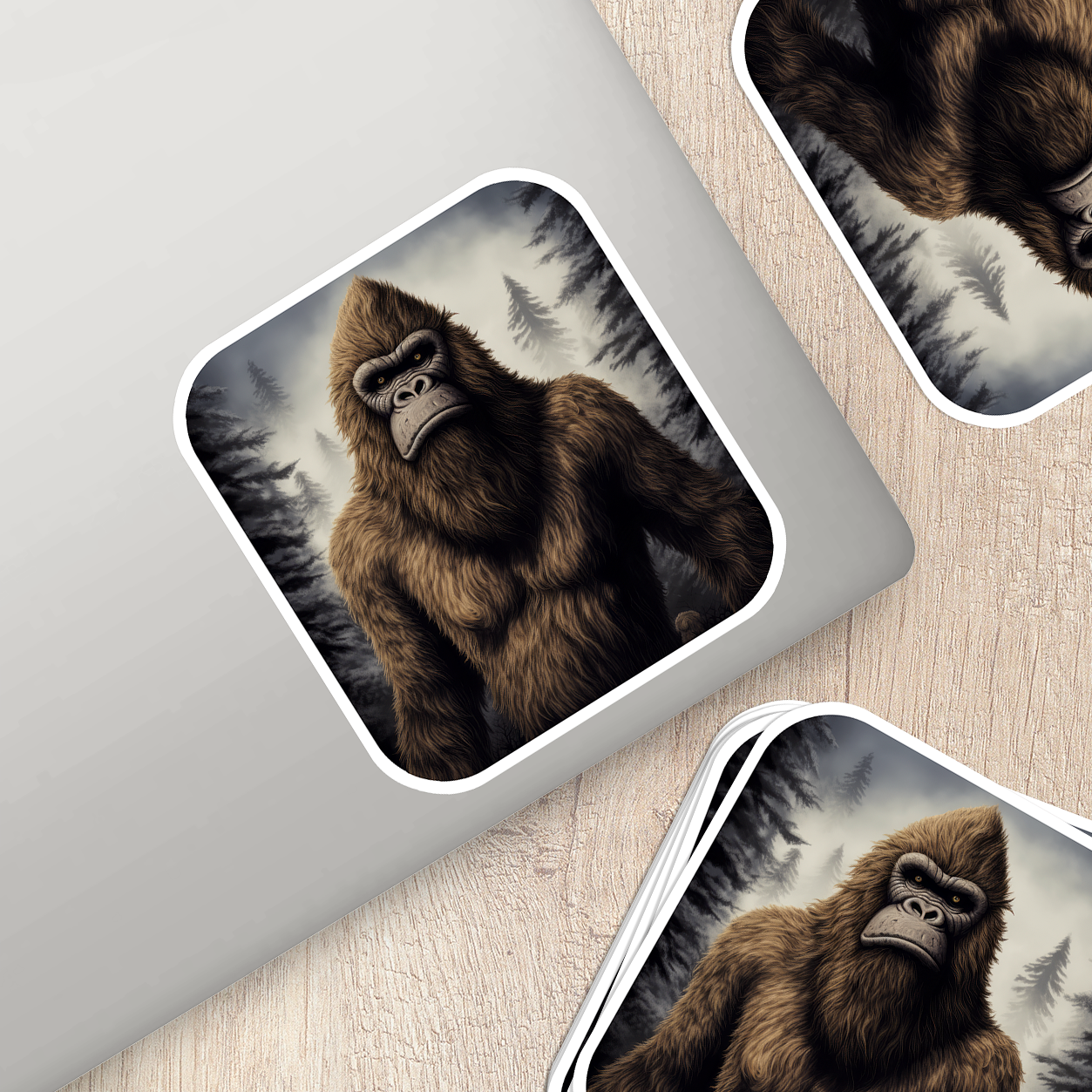 Bigfoot Vinyl Sticker - Embrace the Mystery of the Forest Legend