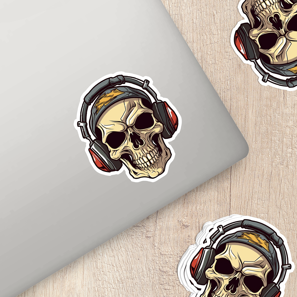 Skull Vinyl Sticker - A Bold Statement of Intrigue