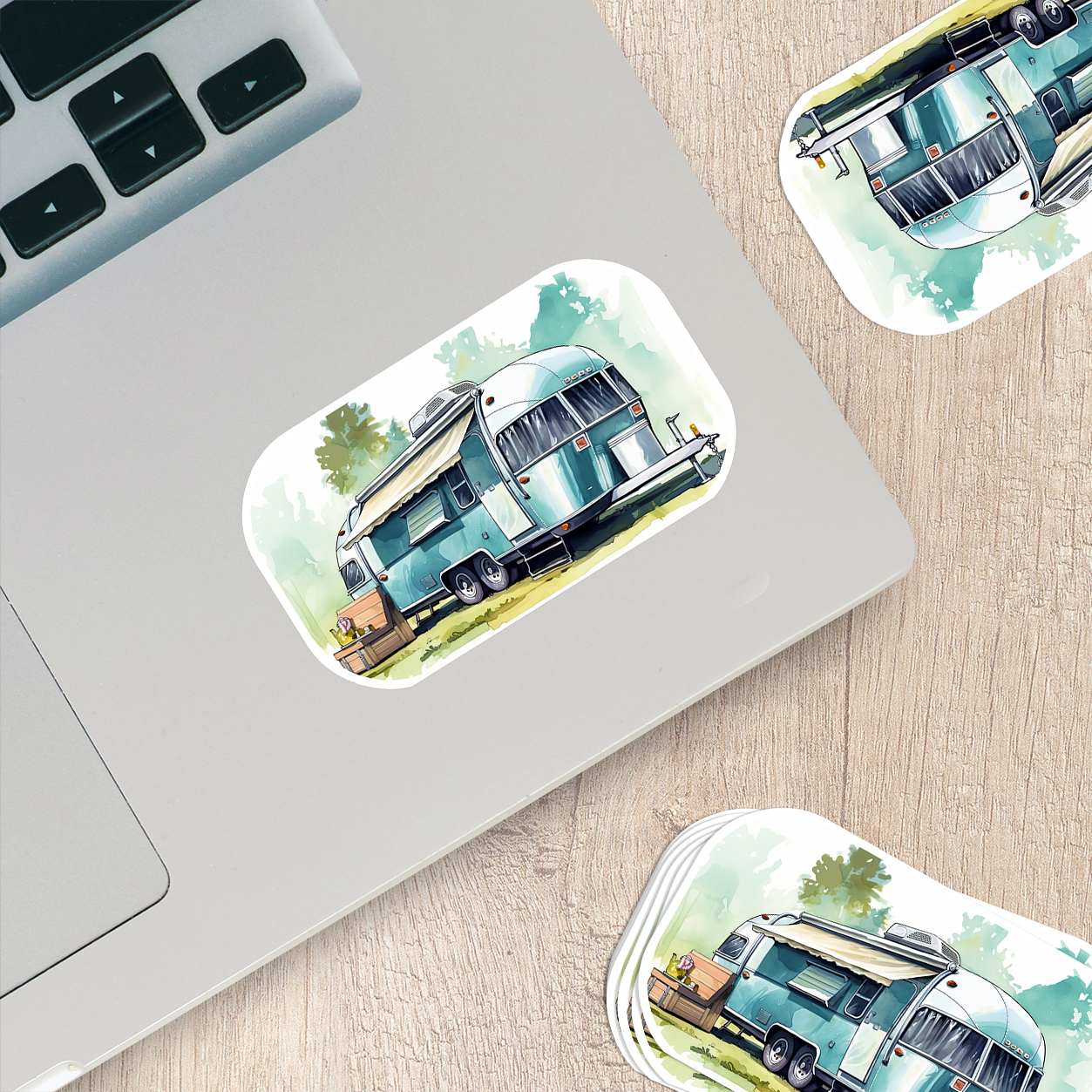 Airstream Trailer Vinyl Sticker - Wanderlust on Wheels