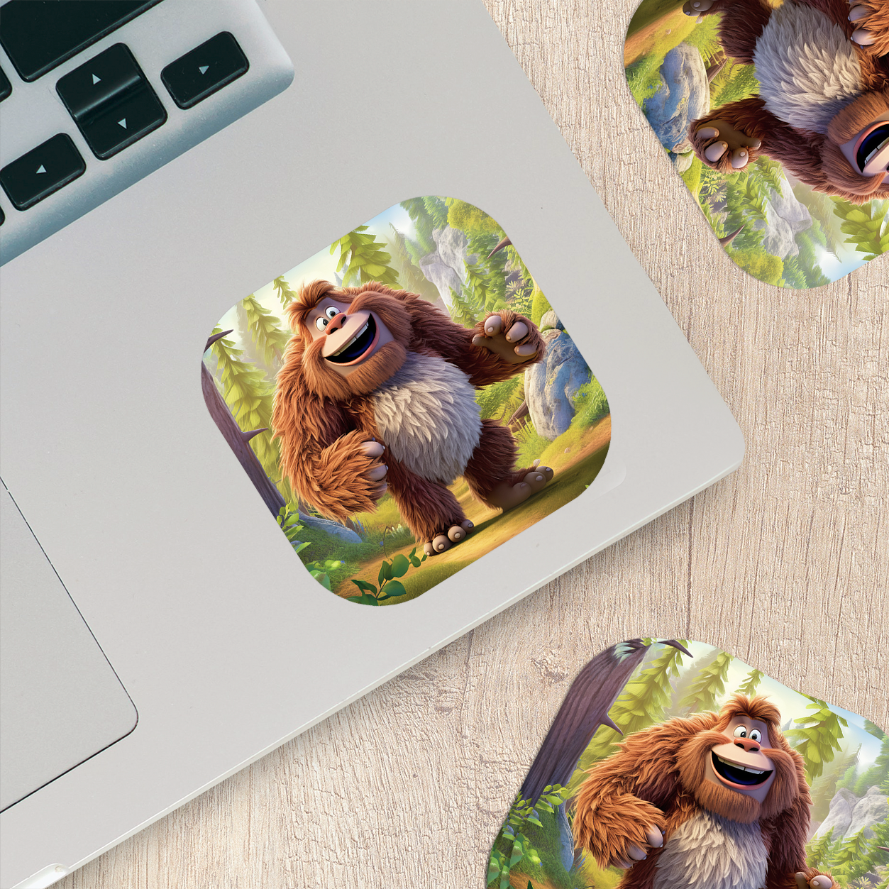 Adorable Bigfoot Vinyl Sticker - Add a Touch of Cryptid Charm!