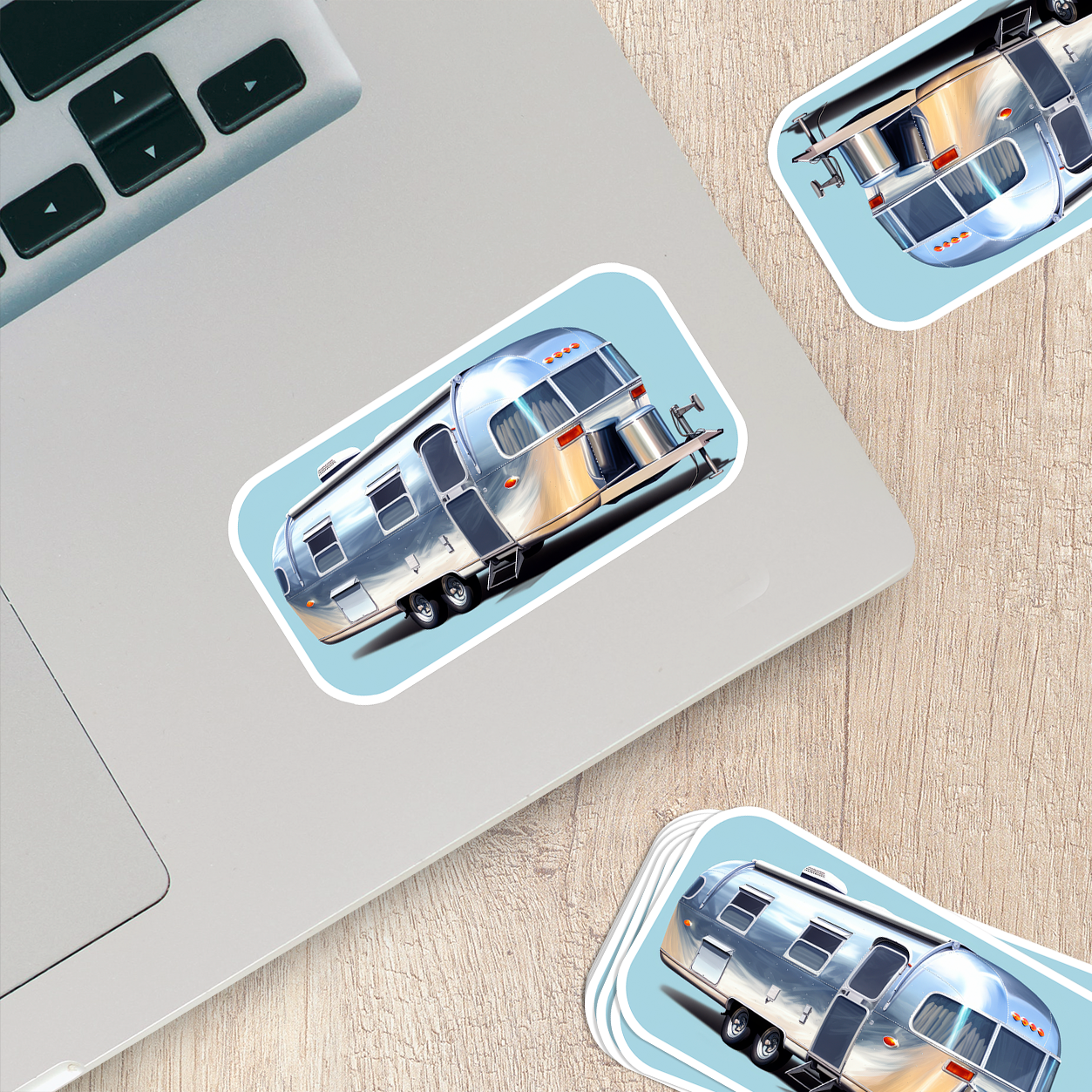 Airstream Trailer Vinyl Sticker - Wanderlust on Wheels