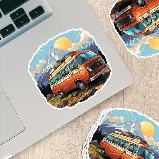 Van Life Vinyl Sticker - Celebrate the Freedom of the Road