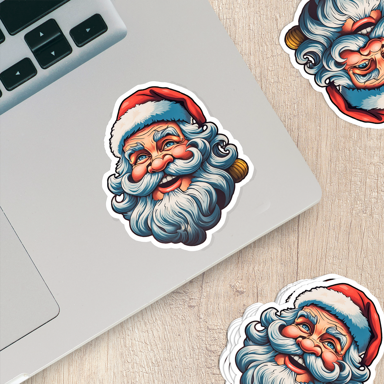 Santa Claus Vinyl Sticker - Bring the Magic of Christmas Anywhere