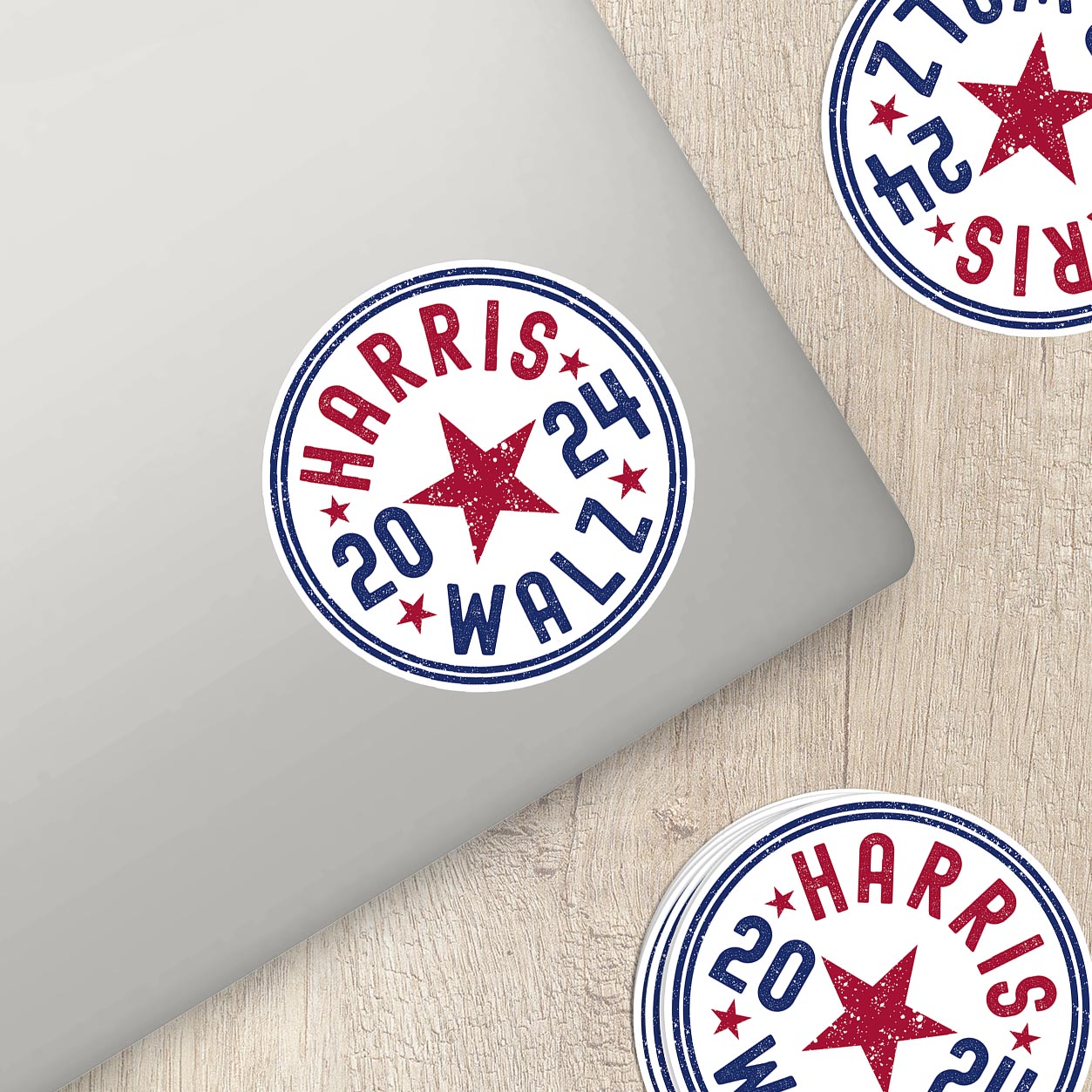 Harris Walz 2024 Vinyl Sticker - Durable and Weatherproof