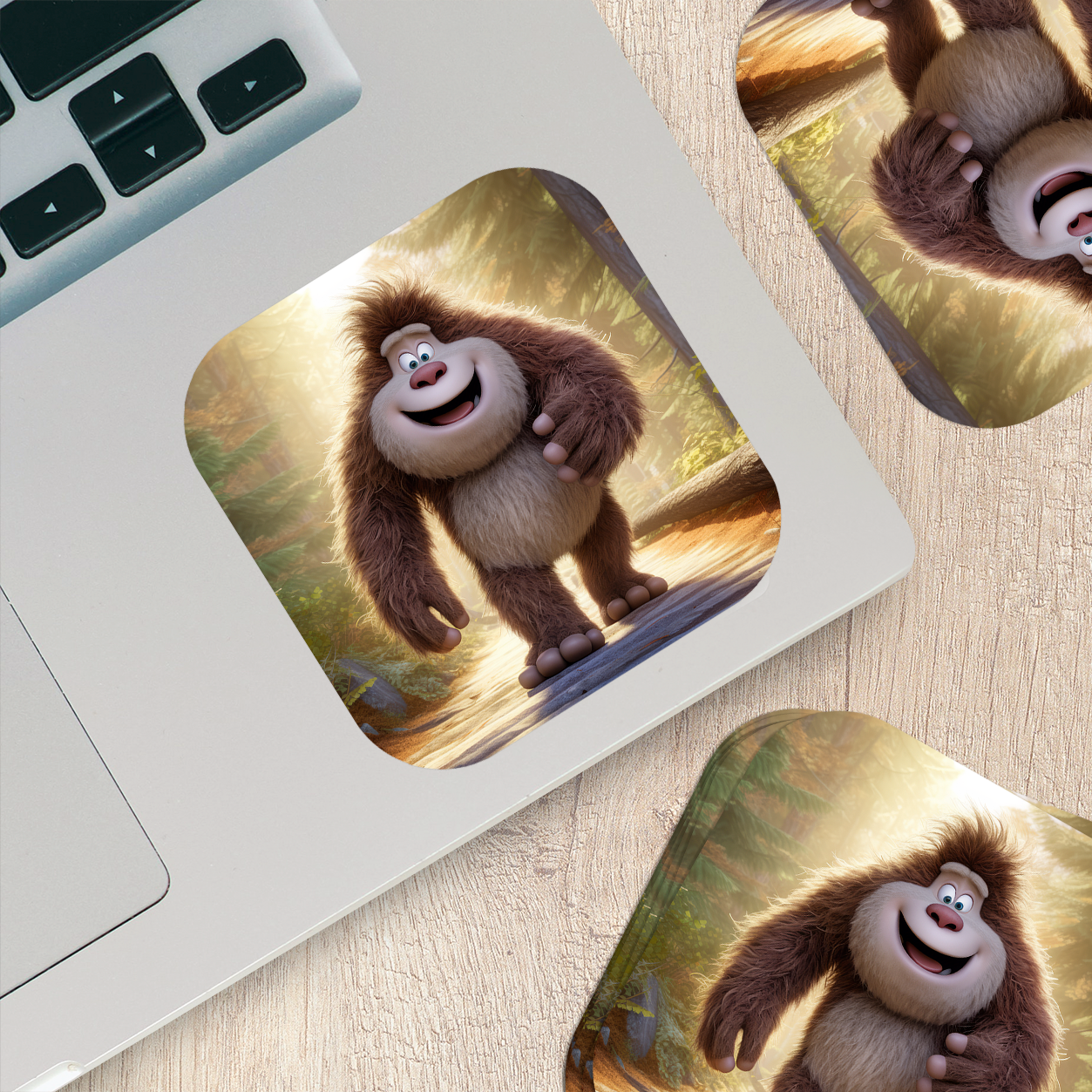 Adorable Bigfoot Vinyl Sticker - Add a Touch of Cryptid Charm!