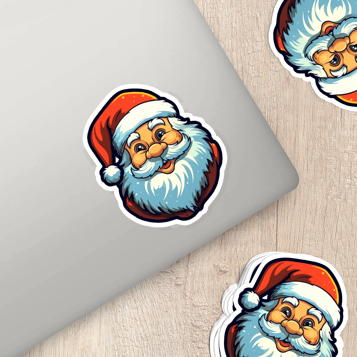 Santa Claus Vinyl Sticker - Bring the Magic of Christmas Anywhere