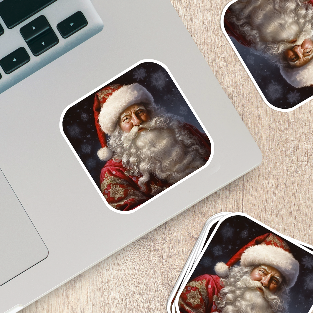 Santa Claus Vinyl Sticker - Bring the Magic of Christmas Anywhere