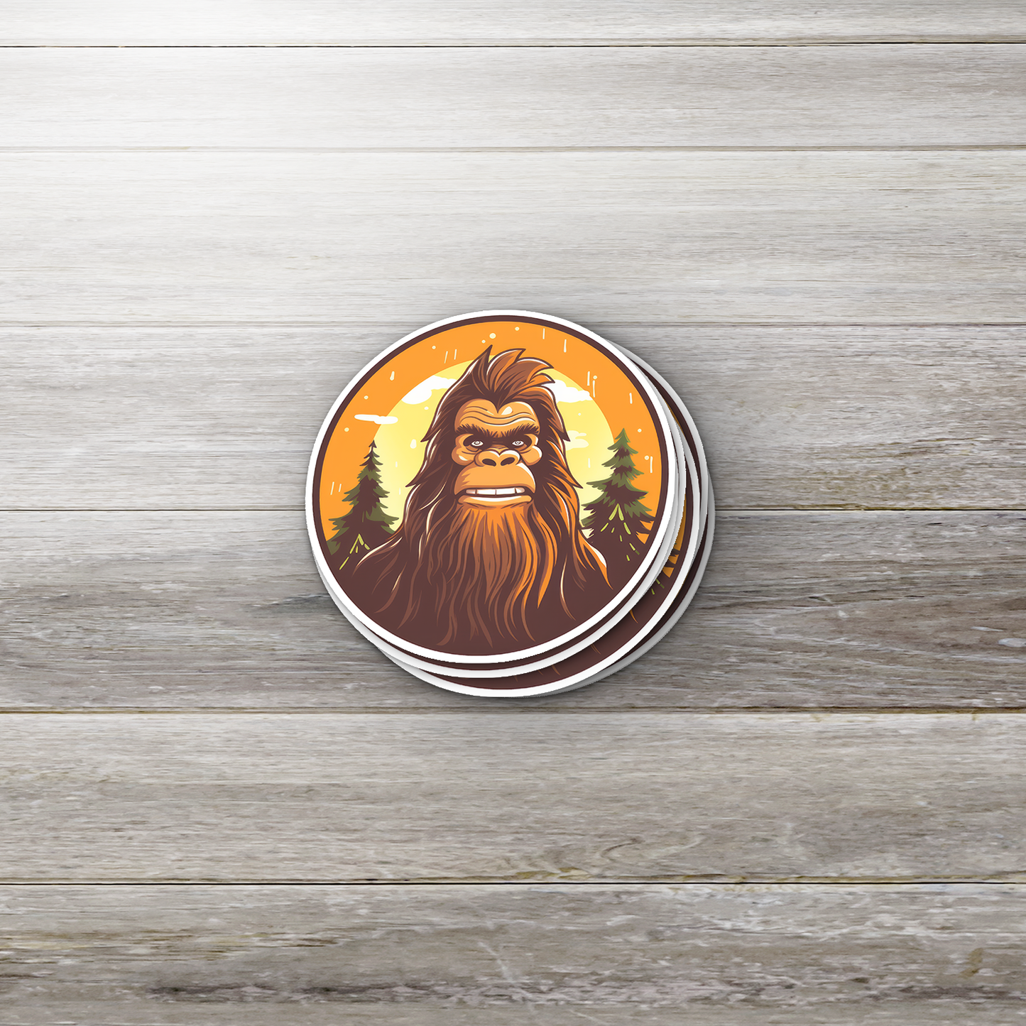 Bigfoot Portrait Sticker