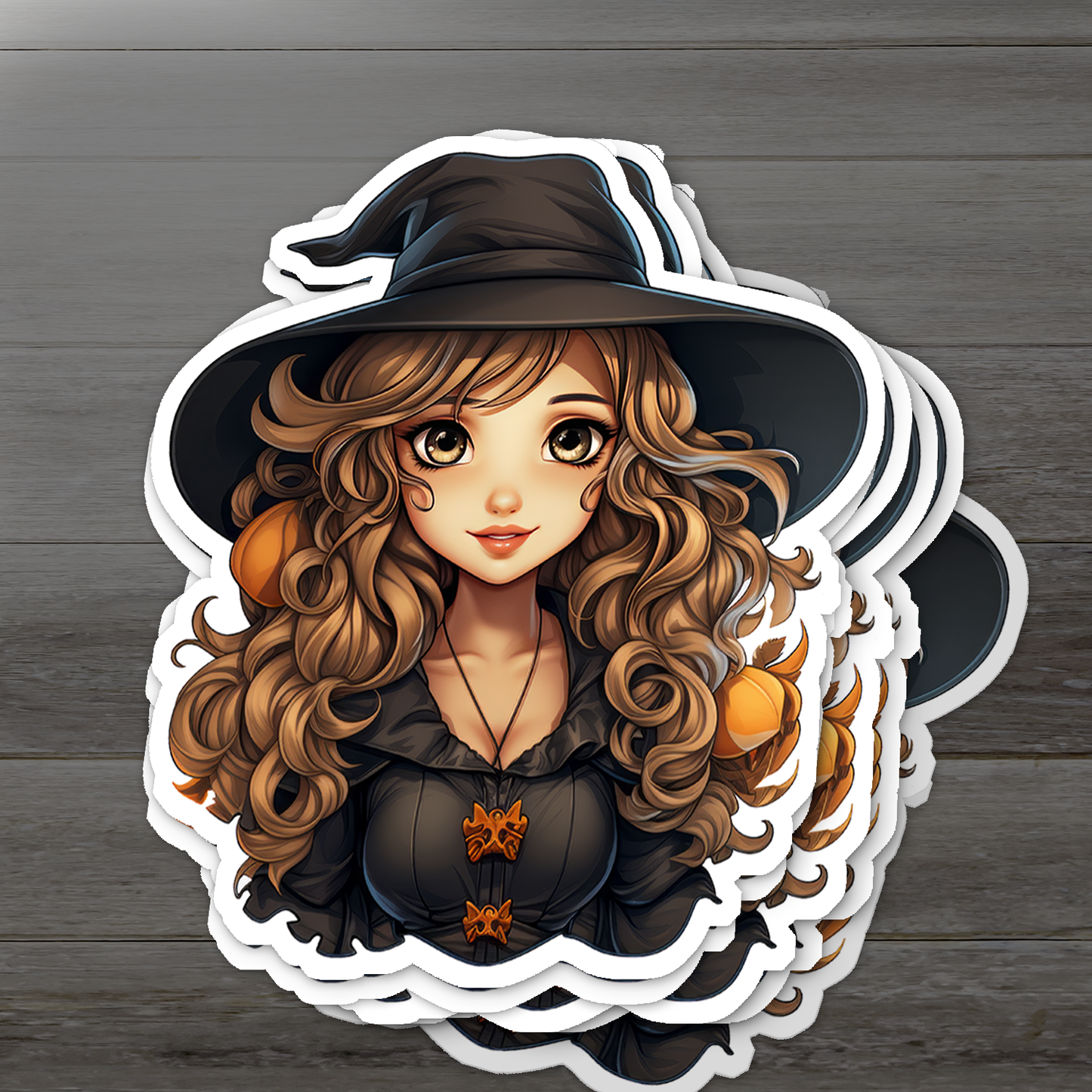 Witch Vinyl Sticker - Adorable Magic for Any Surface