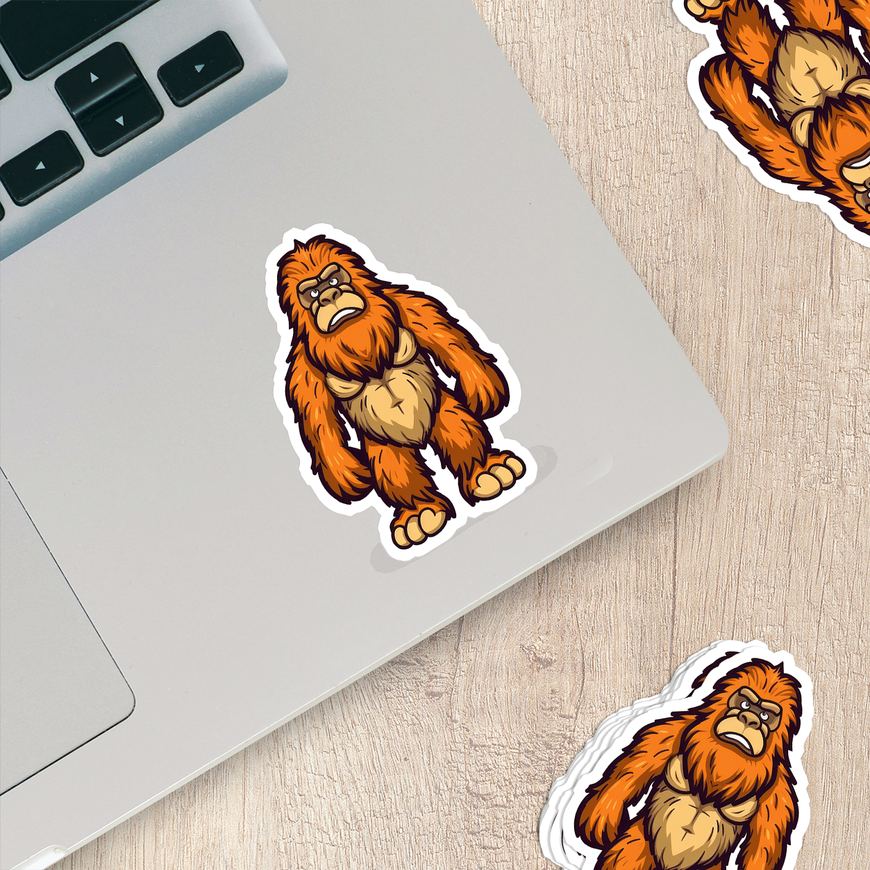 Bigfoot Vinyl Sticker - Embrace the Mystery of the Forest Legend