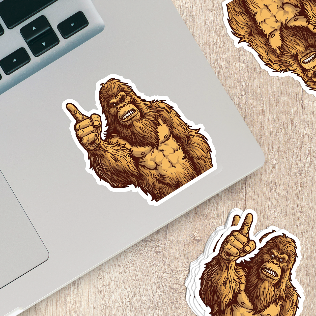 Bigfoot Vinyl Sticker - Embrace the Mystery of the Forest Legend