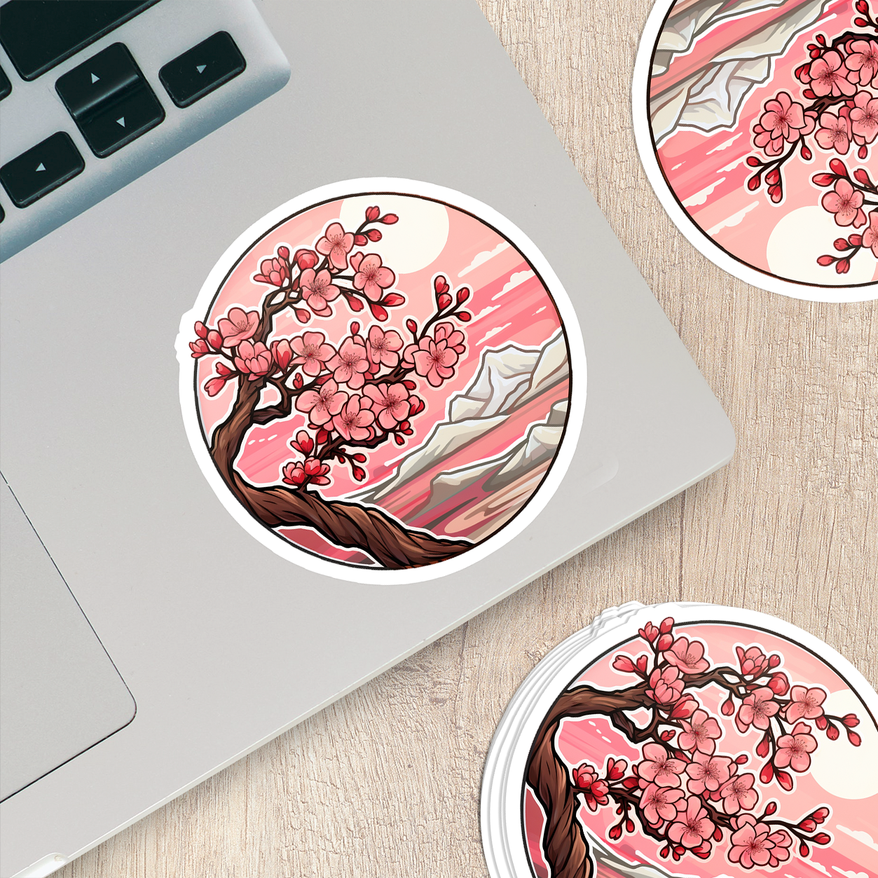 Copy of Cherry Blossom Vinyl Sticker - Embrace Nature's Beauty Anywhere You Go!