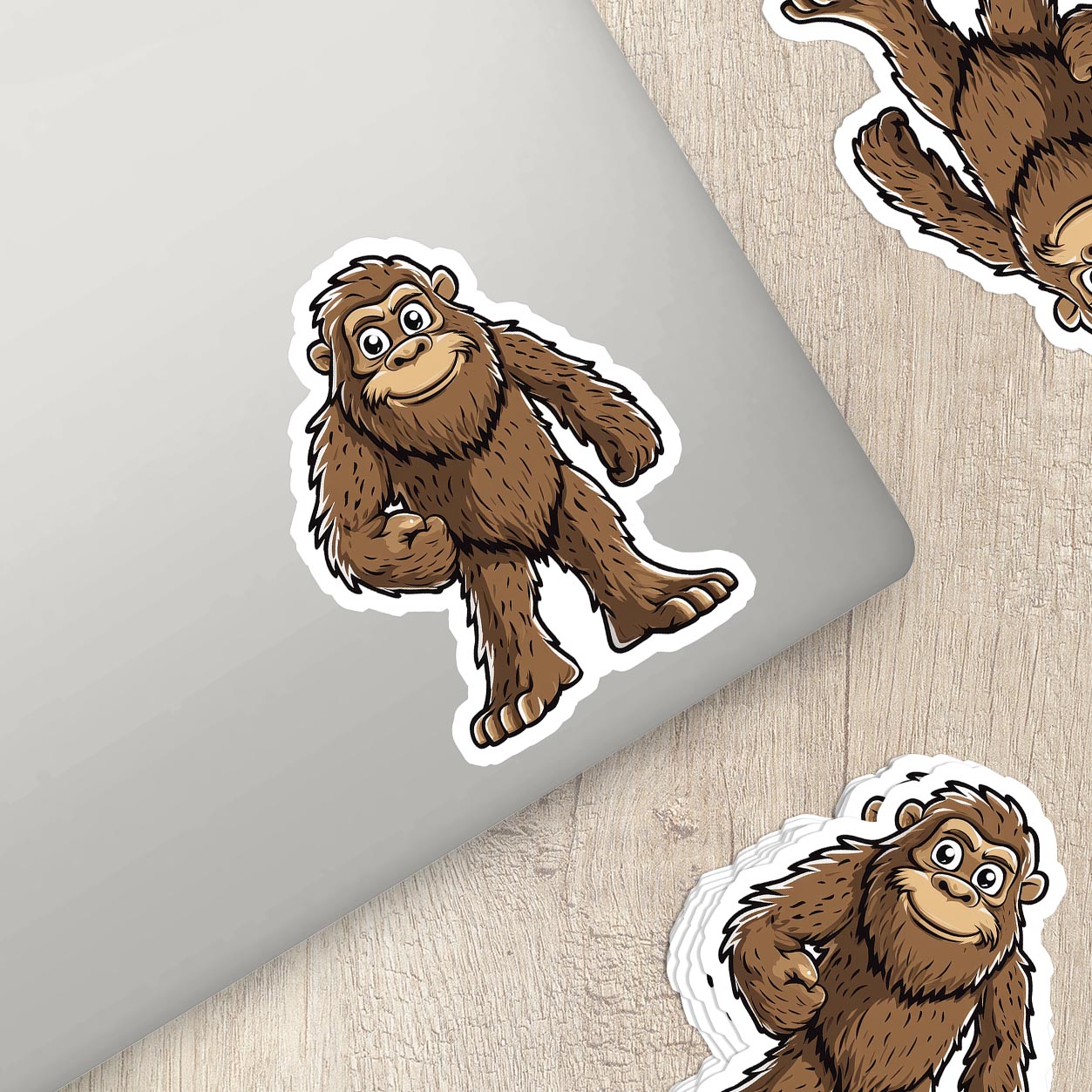 Adorable Bigfoot Vinyl Sticker - Add a Touch of Cryptid Charm!