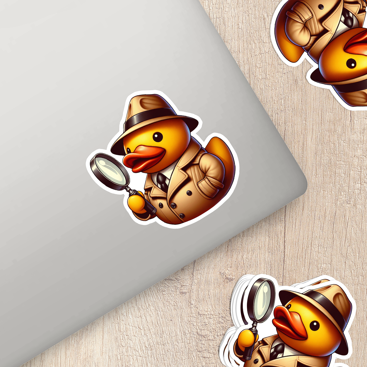 Detective Rubber Duck Vinyl Sticker