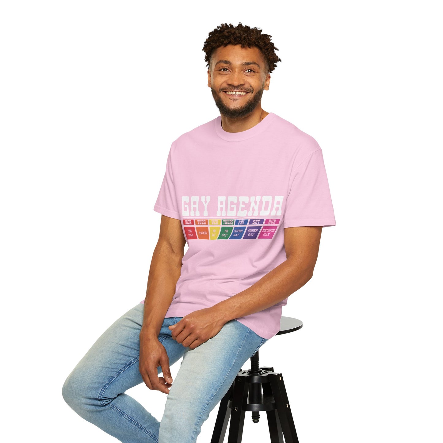 Gay Agenda Unisex Garment-Dyed T-shirt