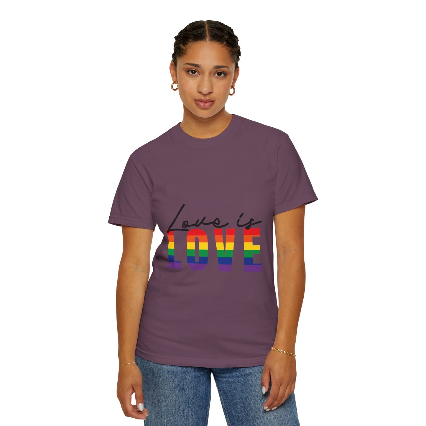 Love is Love, Unisex Garment-Dyed T-shirt